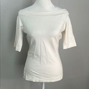 Somerset Off Shoulder Fitted TShirt Size 10